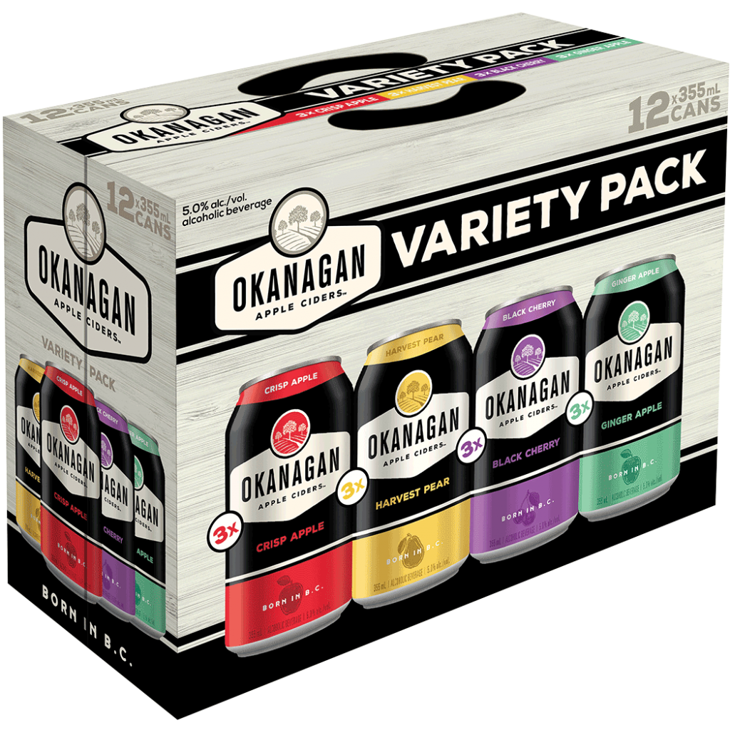 Okanagan Cider Variety Pack Darby's Liquor Store & Alcohol Delivery