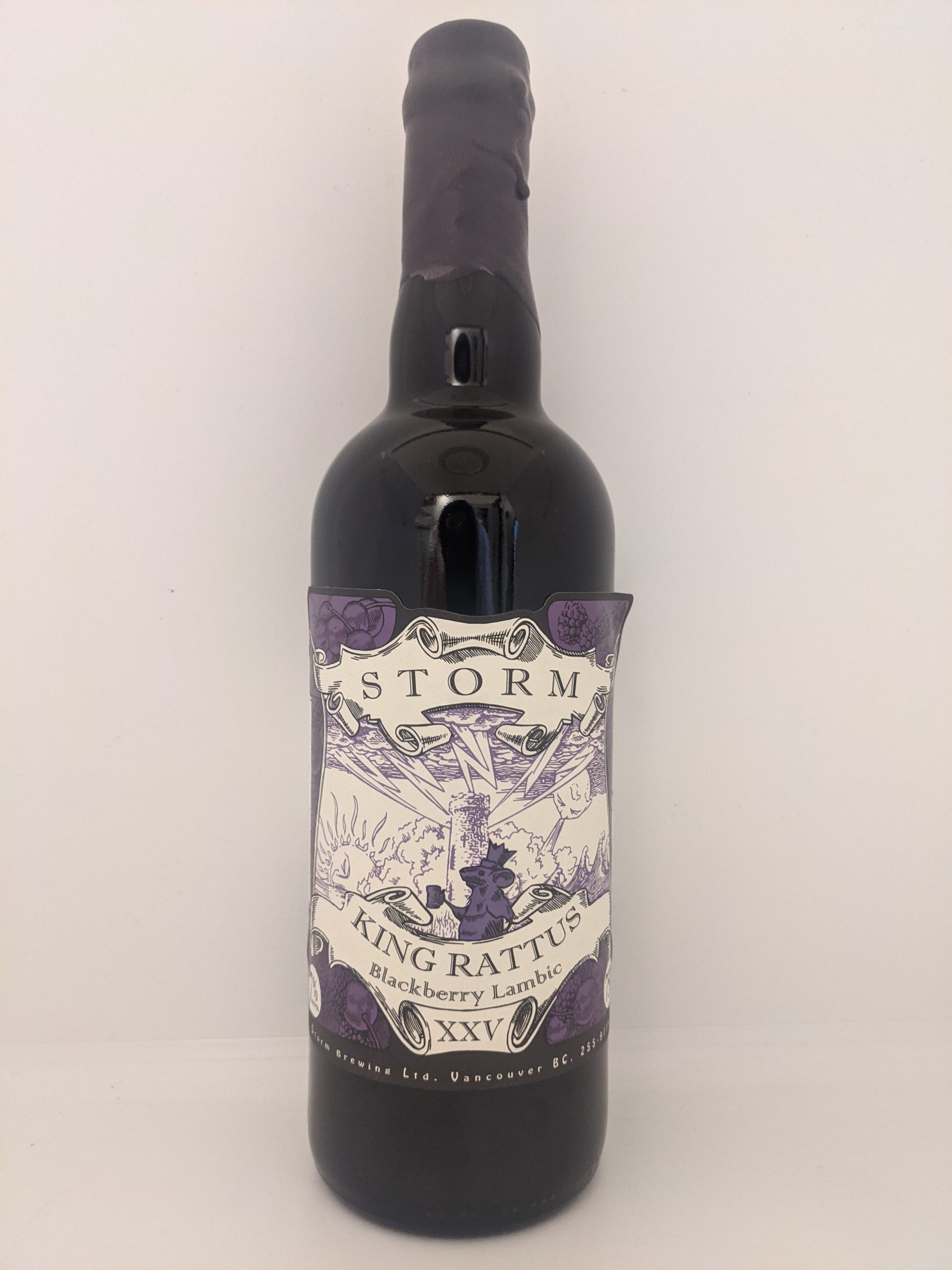 Storm Brewing King Rattus XXV Blackberry Lambic - Darby&#39;s Liquor Store &amp;  Alcohol Delivery