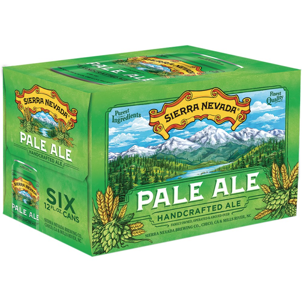 SIERRA NEVADA - PALE ALE 6 PACK CANS
