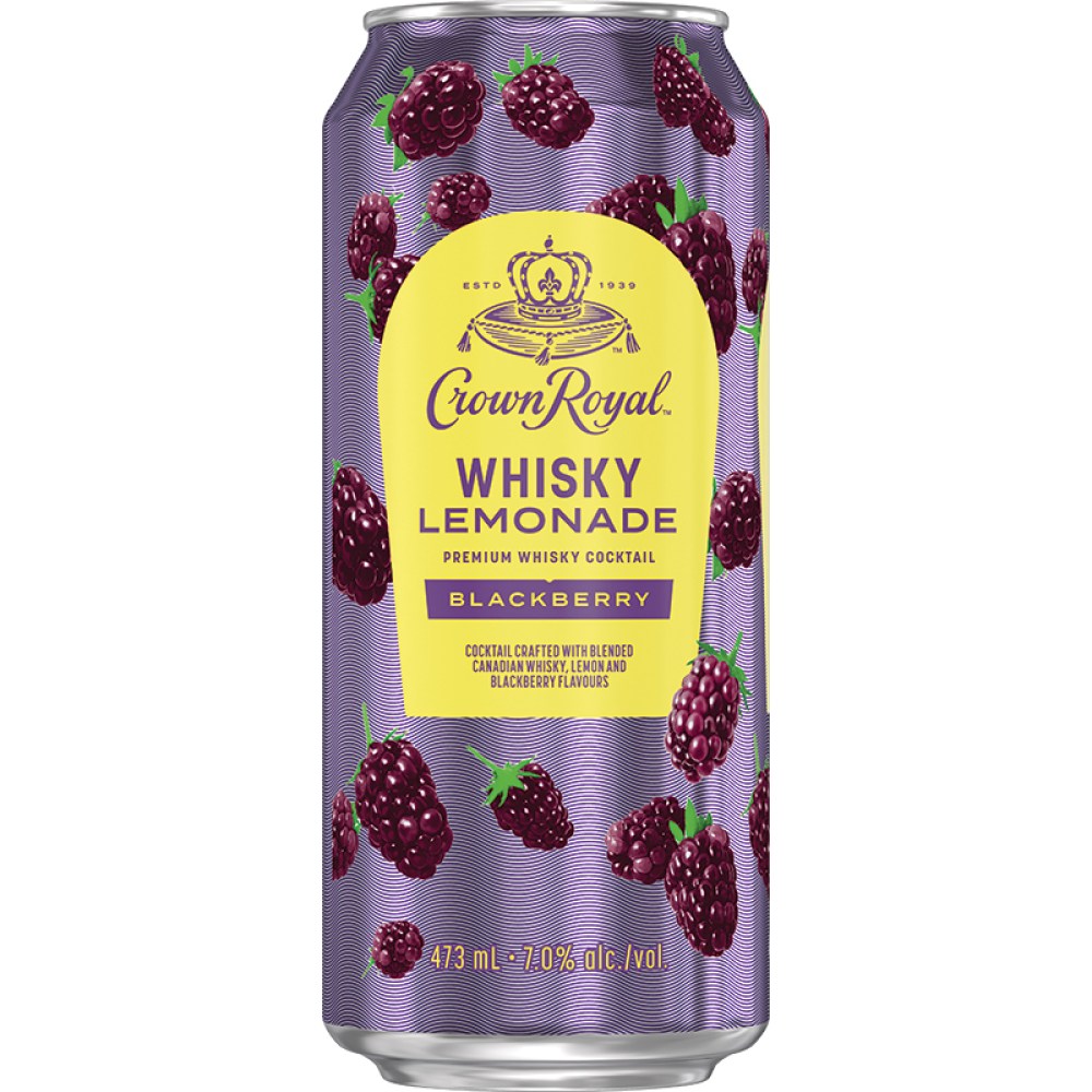 CROWN ROYAL - BLACKBERRY WHISKEY LEMONADE CAN