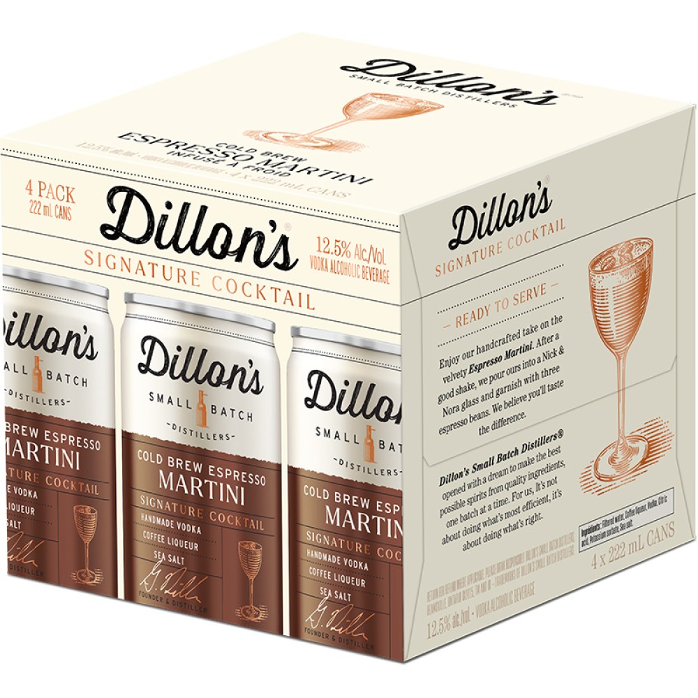 DILLONS VODKA - ESPRESSO MARTINI CAN
