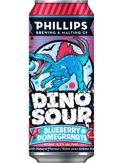 PHILLIPS BREWING - DINOSOUR BLUEBERRY POMEGRANATE