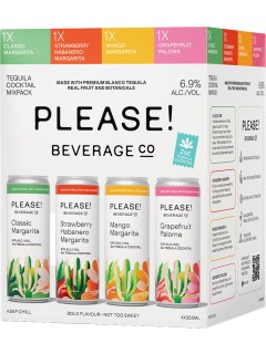 PLEASE COCKTAILS - TEQUILA MIX PACK CAN