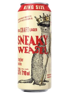 SNEAKY WEASEL CRAFT LAGER 710ML