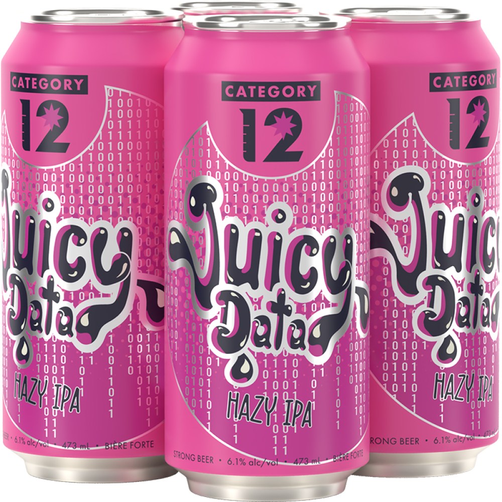 CATEGORY 12 BREWING - JUICY DATA HAZY IPA TALL CAN