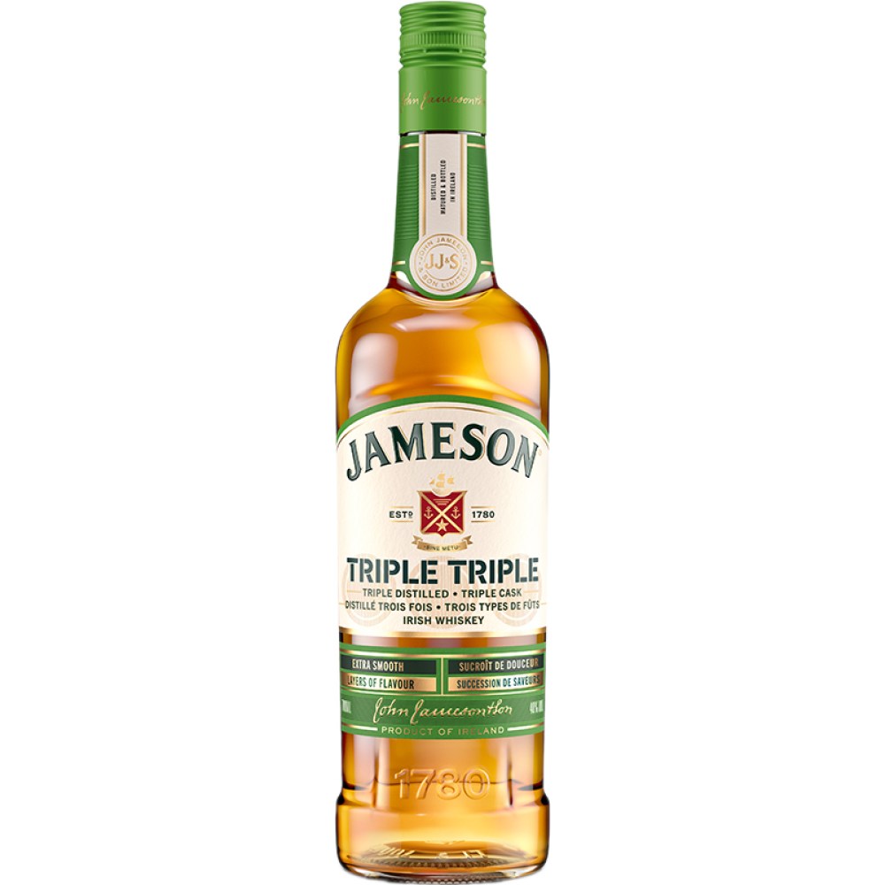JAMESON - TRIPLE TRIPLE IRISH WHISKEY