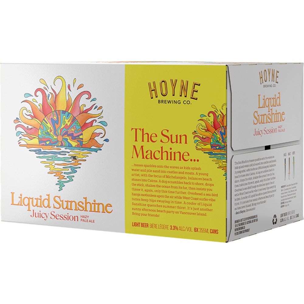 HOYNE BREWING - LIQUID SUNSHINE JUICY PALE ALE CAN