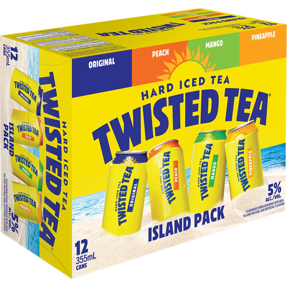 TWISTED TEA - ISLAND MIX PACK CAN