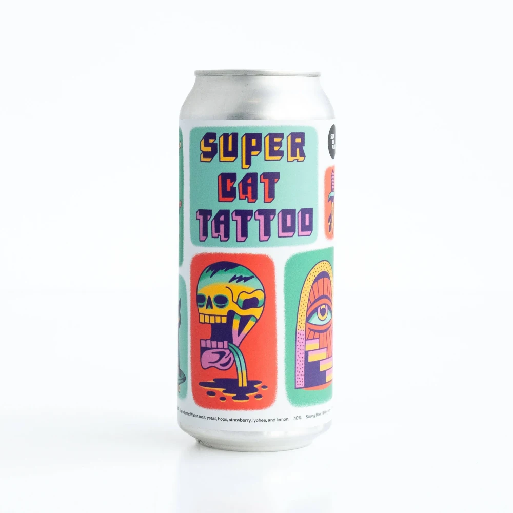 SUPER FLUX SUPER CAT STRAWBERRY LYCHEE LEMONADE 4P