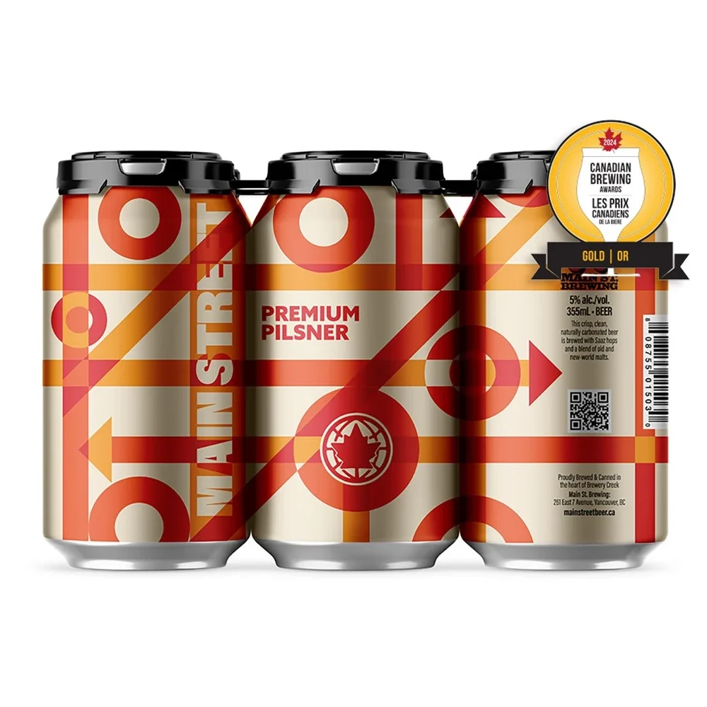 MAIN STREET PREMIUM PILSNER 4P