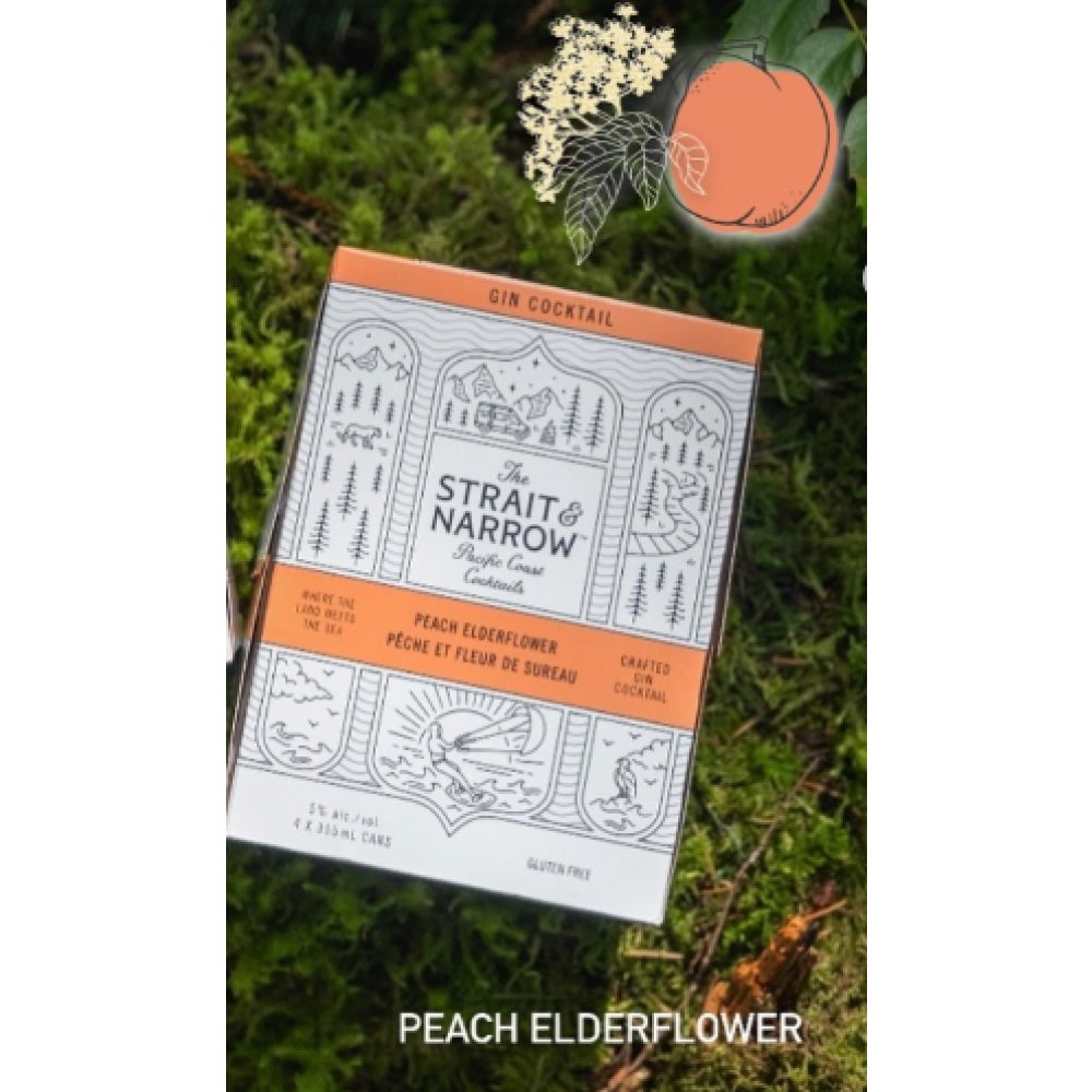 S&N PEACH ELDERFLOWER 4P