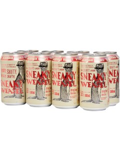BALDERDASH BREWING - SNEAKY WEASEL CRAFT LAGER CAN 8P