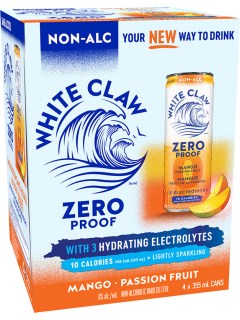 WHITE CLAW ZERO - MANGO PASSIONFRUIT