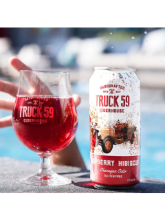 TRUCK 59 RASPBERRY HIBISCUS